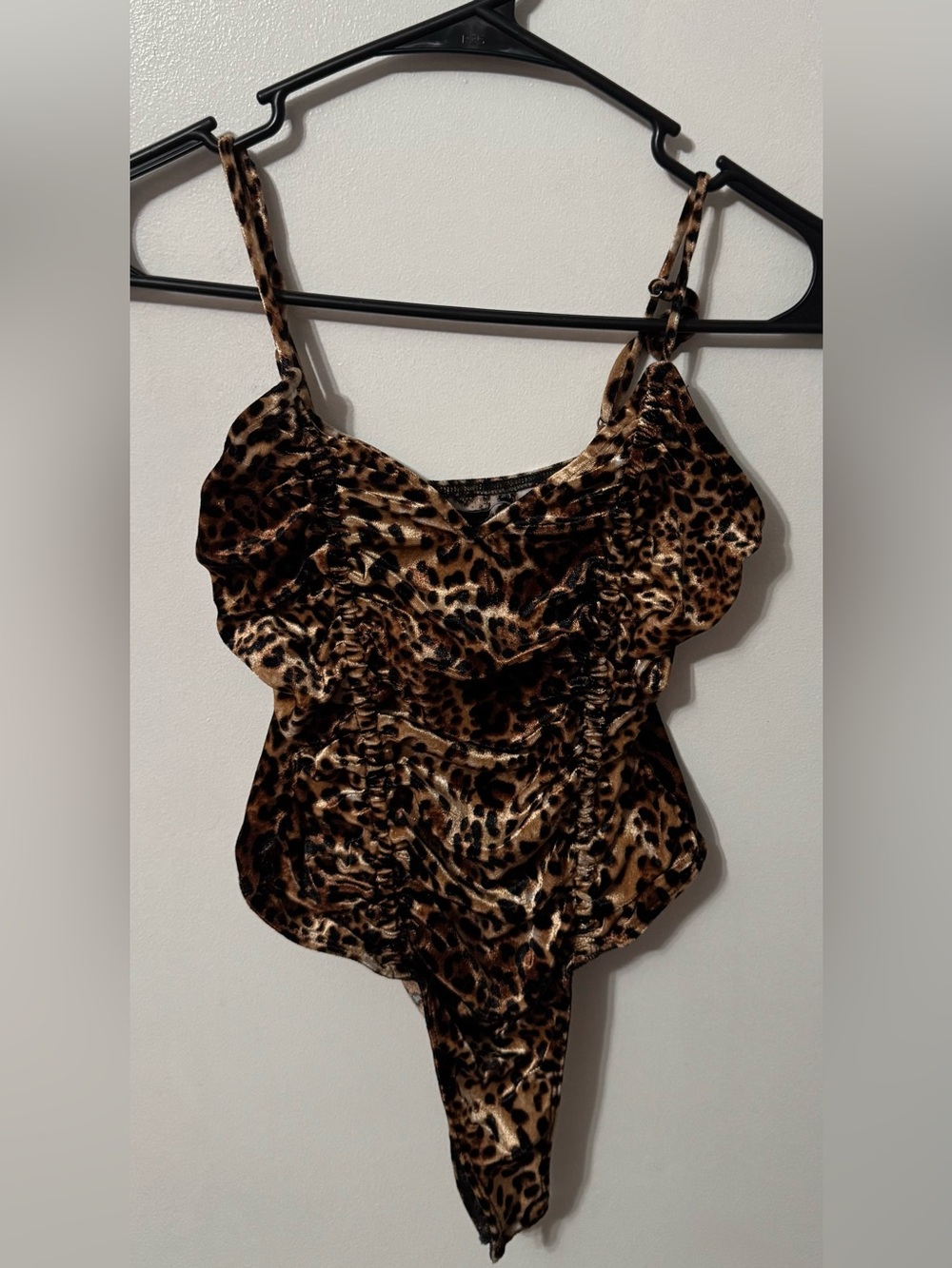Forever 21 Leopard Print Cami Bodysuit - Brown/Black